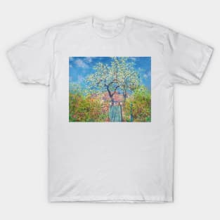 Poirier En Fleurs by Claude Monet T-Shirt